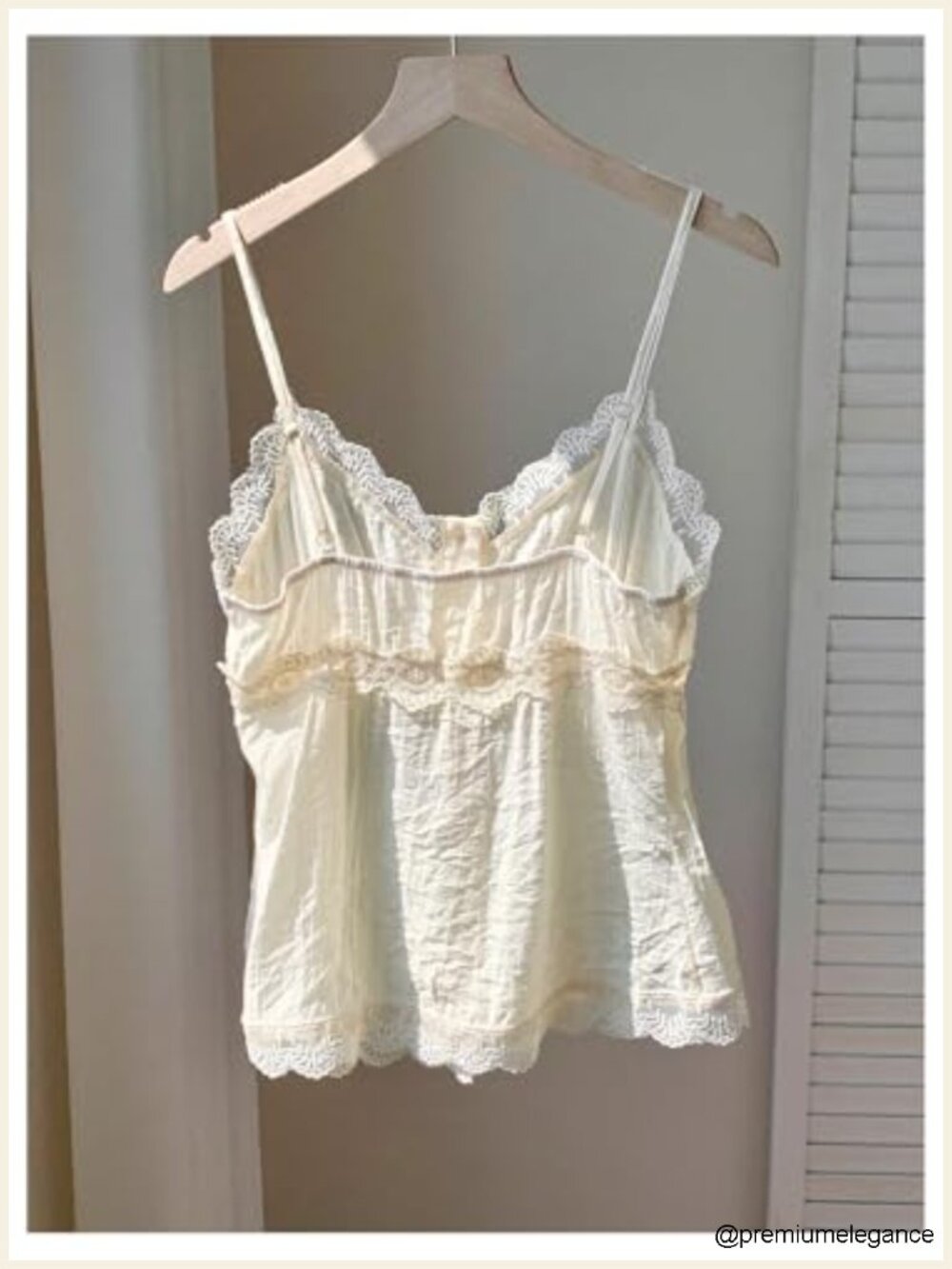 Y2K Lace Cami Top Button Down Babydoll V Neck Sleeveless Summer - Picture 2 of 4